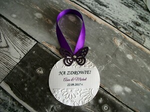 Zawieszki na alkohol Wytłaczane Motyle AW-TM