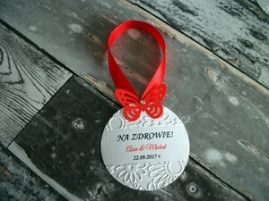 Zawieszki na alkohol Wytłaczane Motyle AW-TM