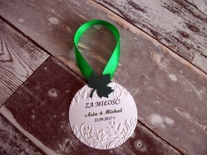 Zawieszki na alkohol Wytłaczana Liść AW-TL