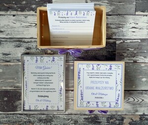 Pudełko Dobrych Rad i Życzeń Lawenda AW-PL