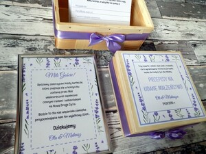 Pudełko Dobrych Rad i Życzeń Lawenda AW-PL