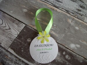 Zawieszki na alkohol Wytłaczane Kwiaty AW-TK