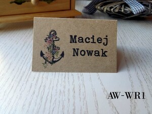 Winietki ślubne Retro