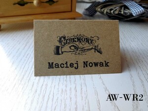 Winietki ślubne Retro