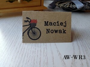 Winietki ślubne Retro