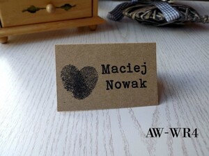 Winietki ślubne Retro