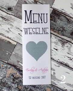 Menu weselne z Sercem AW-MS