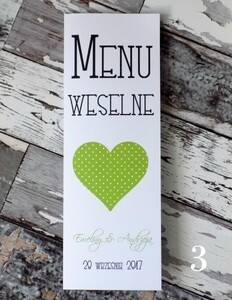 Menu weselne z Sercem AW-MS