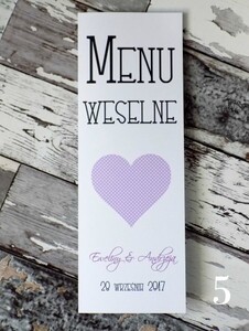 Menu weselne z Sercem AW-MS