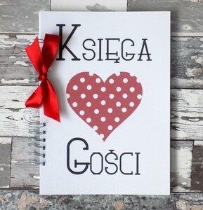 Księga Gości z Sercem Retro AW-KG13