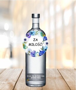 Zawieszki na alkohol weselny Chabrowe Eustomy