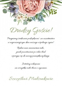 Księga Gości róża eukaliptus AW-KGA6