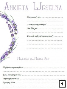 Księga Gości LAWENDA AW-KGA4