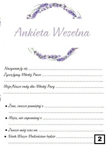 Księga Gości LAWENDA AW-KGA4