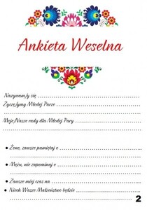 Księga Gości folkowe serce AW-KGA3