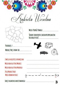 Księga Gości folkowe serce AW-KGA3