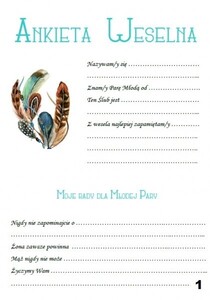 Księga Gości z ankietą łapacz snów AW-KGA12