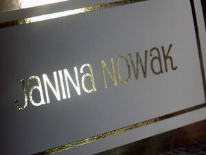 Winietki ślubne Złote Lustro