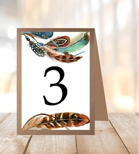 Numery stolików ekologiczne łapacz snów  AW-SE10