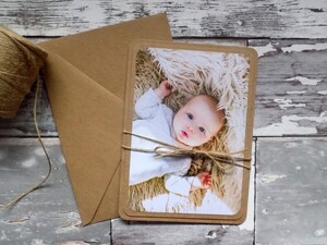 Zaproszenia Chrzest Święty ze zdjęciem