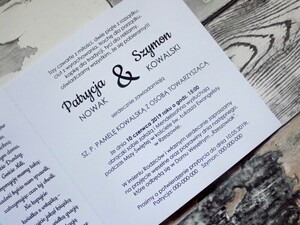 Zaproszenia slubne złocone piwonia greenery AW-PU2