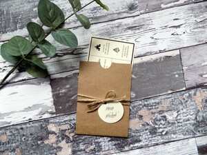 Zaproszenia ślubne rustykalne Minimalistyczne