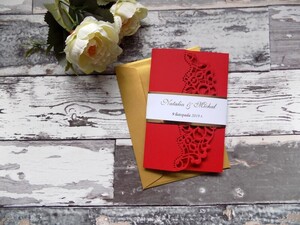 Zaproszenia ażurowe