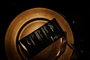 Menu butelkowa zieleń i złoto AW-MBZ1