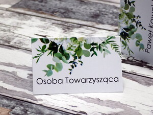 Winietki ślubne Bogaty Eukaliptus