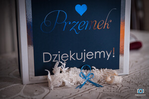 Pudełko na koperty srebrna róża AW-PKSR