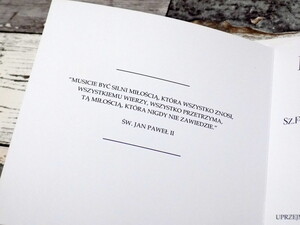 Zaproszenia ślubne eleganckie Złoty Ornament