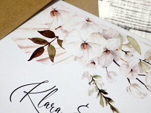 Zaproszenia ślubne Wiosenne Kwiaty