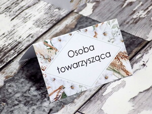 Winietki ślubne Jesienna Trawa