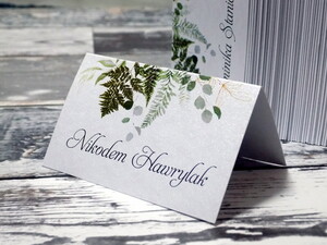 Winietki ślubne Paproć Leśna