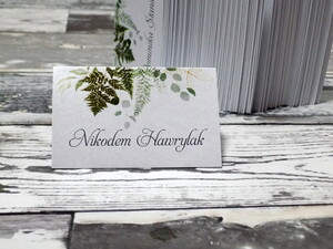 Winietki ślubne Paproć Leśna