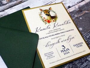 Zaproszenia na urodziny / zaproszenia urodzinowe / roczek / babmi