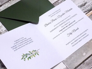 Zaproszenia komunijne - pierwsza komunia święta -AW-ZK1