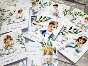 Zaproszenia komunijne - pierwsza komunia święta -AW-ZK3