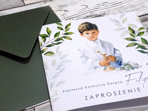 Zaproszenia komunijne - pierwsza komunia święta -AW-ZK4