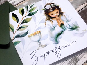 Zaproszenia komunijne - pierwsza komunia święta -AW-ZK5