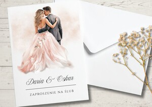Zaproszenia ślubne - Młoda Para AW-MP3