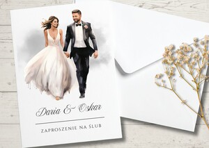 Zaproszenia ślubne - Młoda Para AW-MP9