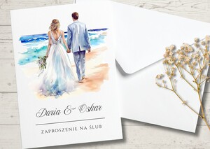 Zaproszenia ślubne Młoda Para - AW-MP11