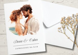 Zaproszenia ślubne - Młoda Para AW-MP12