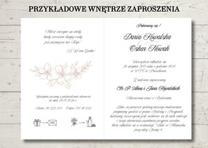 Zaproszenia ślubne - Młoda Para AW-MP15