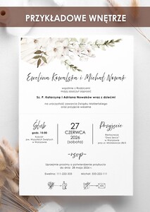 Zaproszenia rustykalne drewniane serduszko - AW-ZDS1