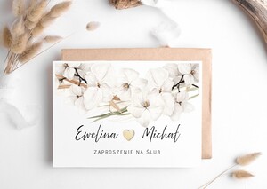 Zaproszenia rustykalne drewniane serduszko - AW-ZDS7